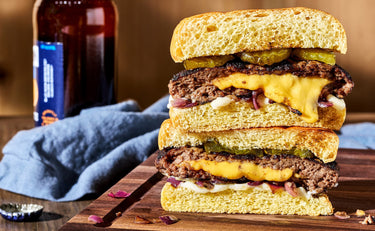 Flame-Griddled Juicy Lucy