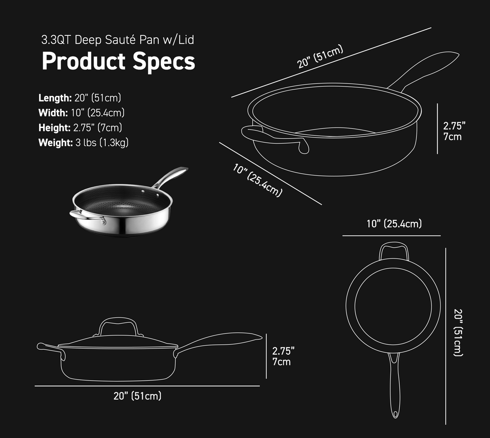 Product Spec dimensions