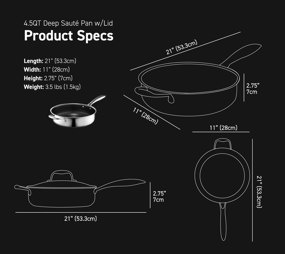 Product Spec dimensions