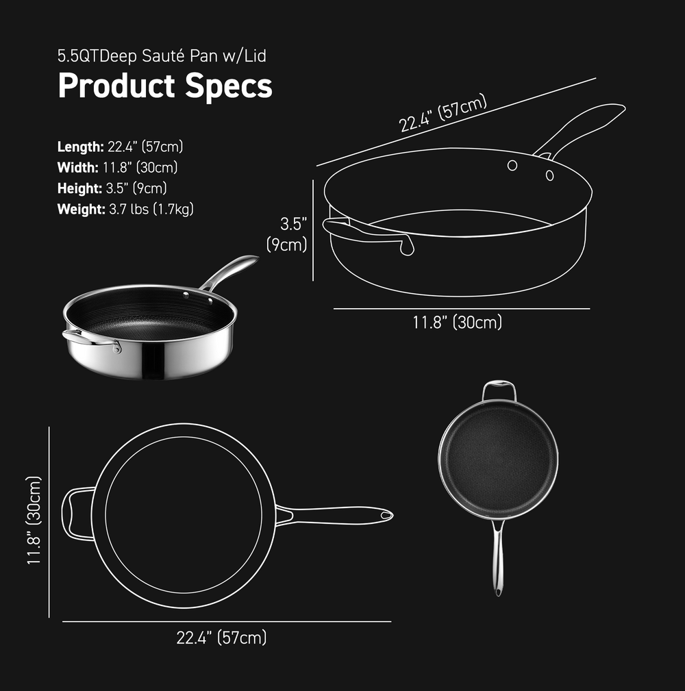 Product Spec dimensions