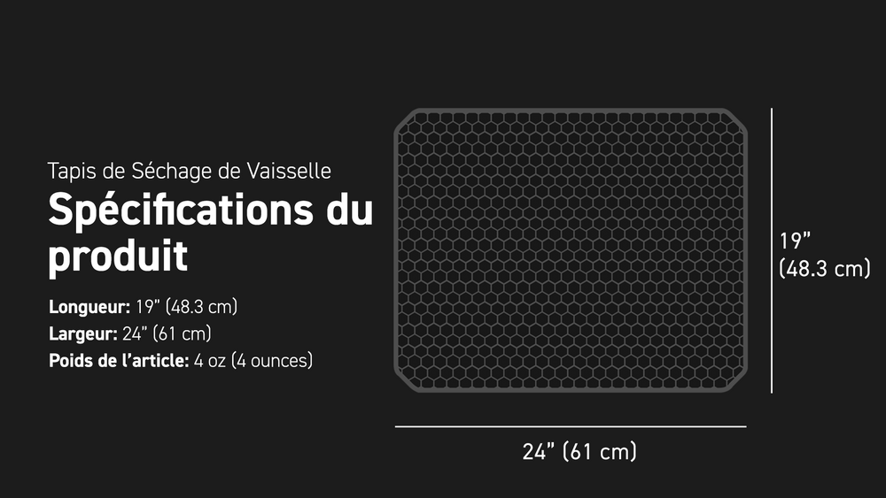 Product Spec dimensions