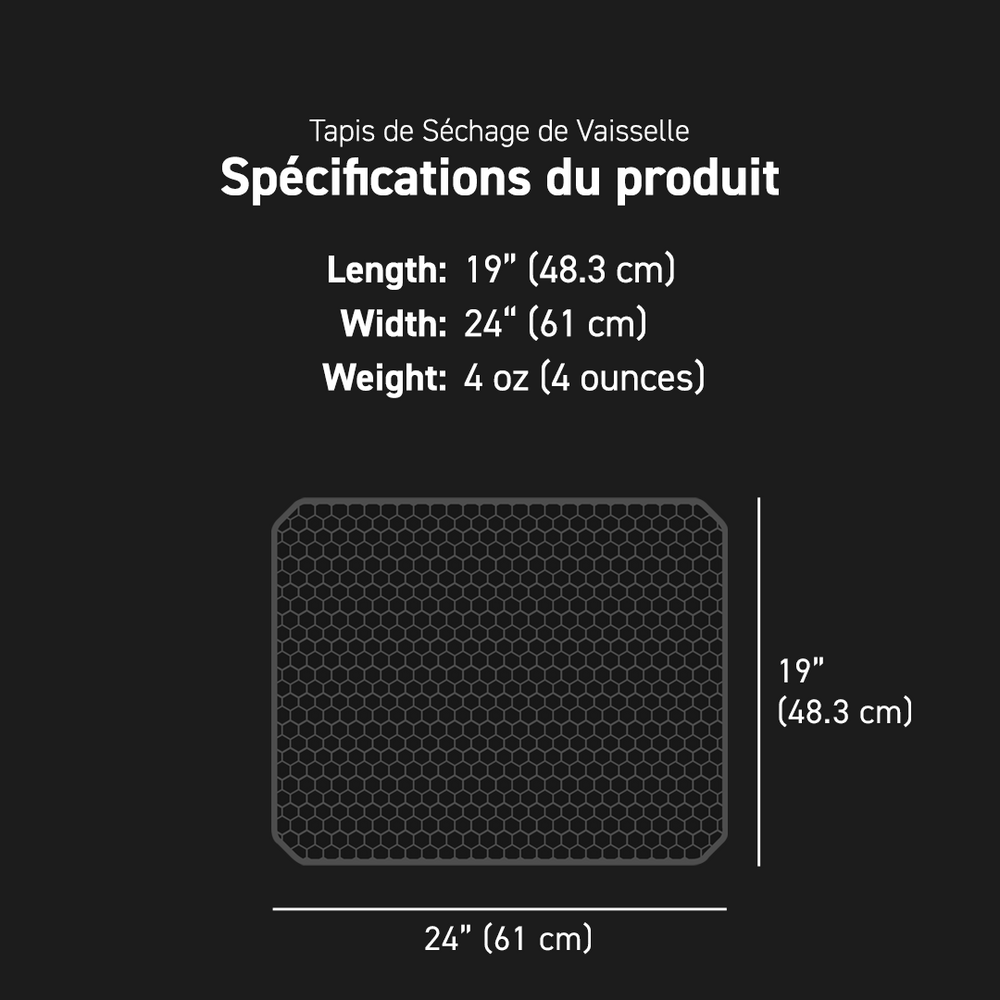 Product Spec dimensions