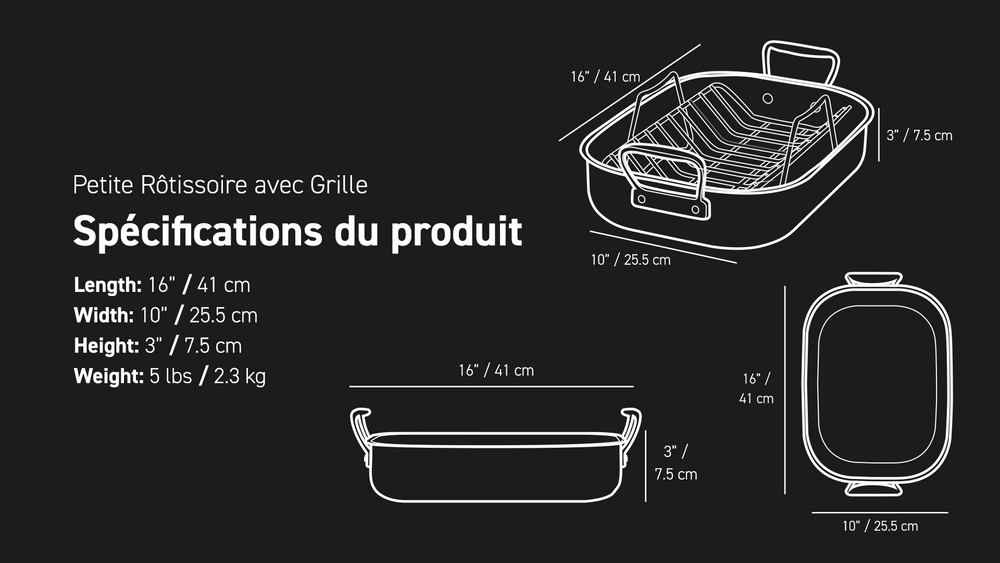Product Spec dimensions