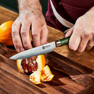 Damascus Steel Utility Knife, 5" (12 cm)