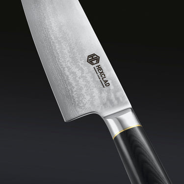 Ensemble de couteaux japonais en acier de Damassé Master Series, 6 pièces