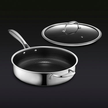 3.3QT Hybrid Deep Sauté Pan with Lid (3.1L)