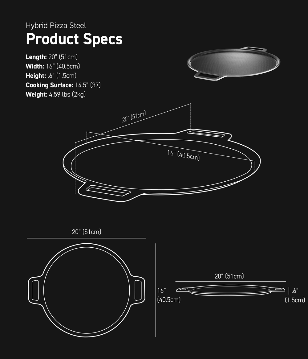Product Spec dimensions