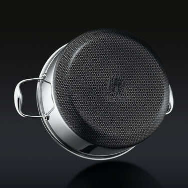 Ensemble de casseroles hybrides HexClad 6PC avec couvercles