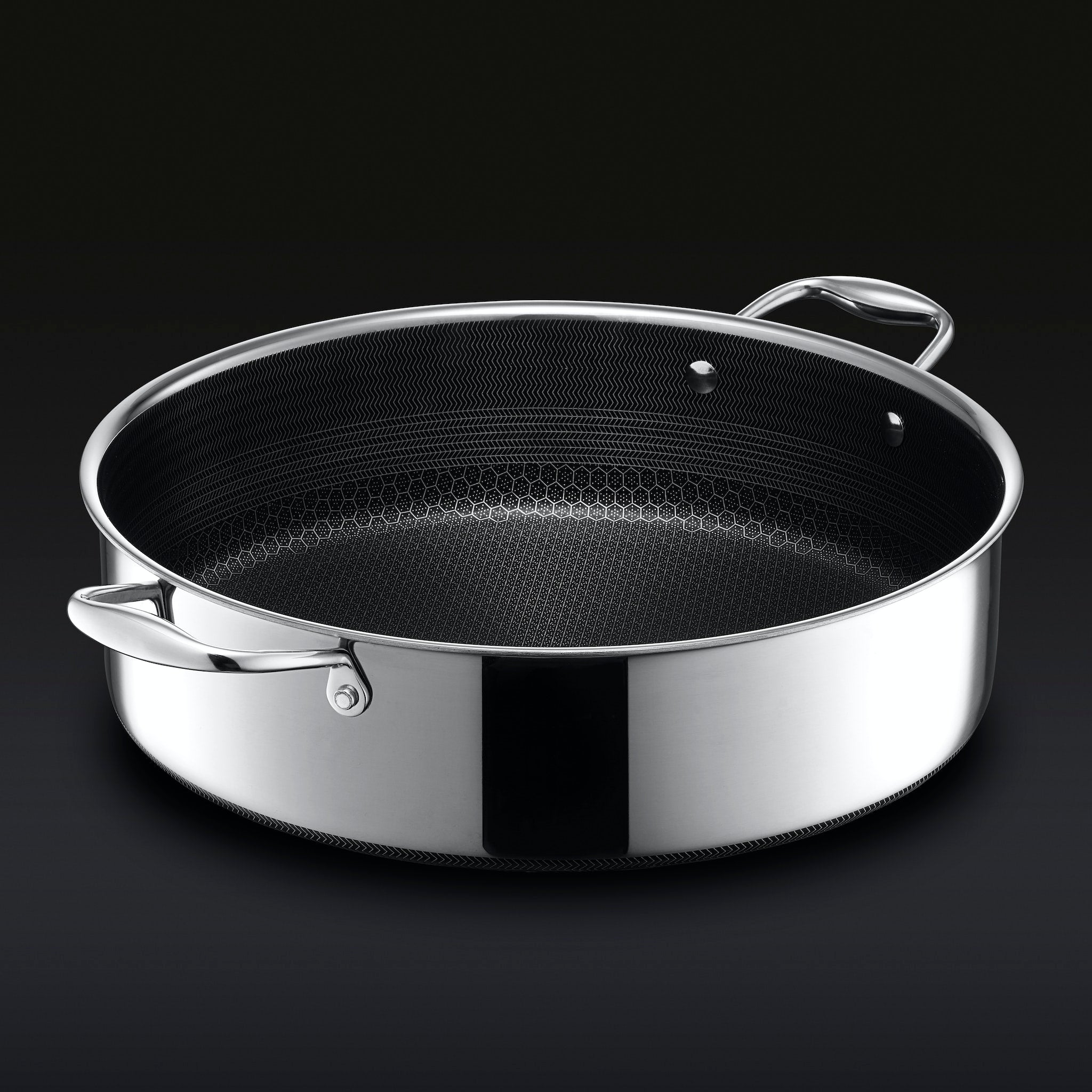 Deep Frying Pan with Lid | HexClad – HexClad Cookware Canada