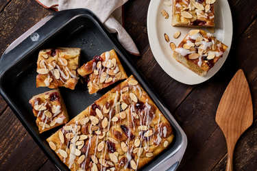 Raspberry-Almond Focaccia