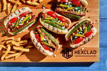 Grilled Butterflied Chicago Dog