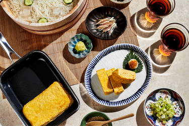 Chilled Somen Noodles with Dashimaki Tamago