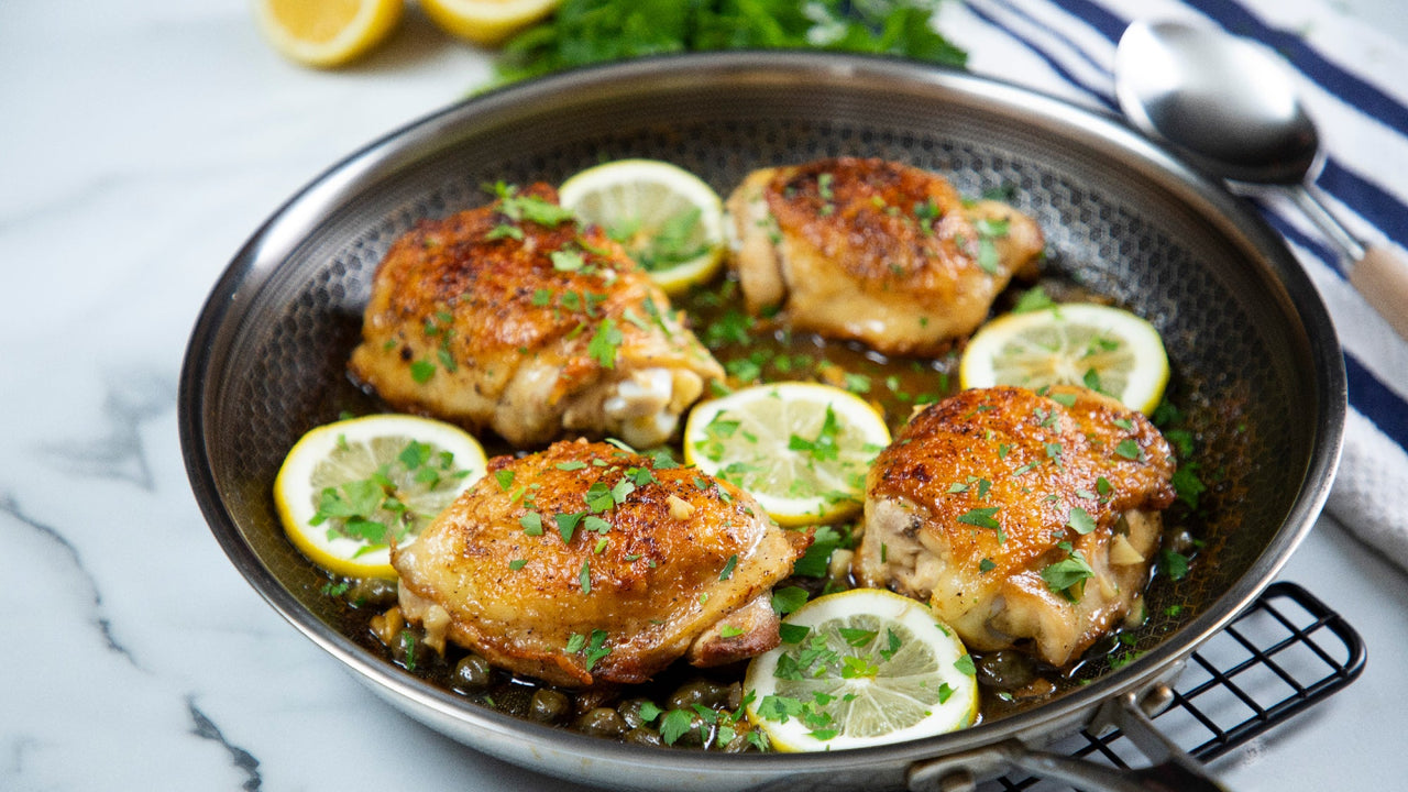 Phenomenal Chicken Piccata Recipe HexClad Cookware Recipe Blog