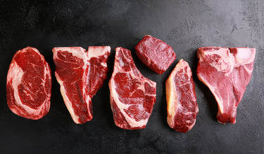 best cuts of steak on a black countertop
