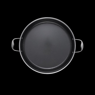 Hybrid Deep Sauté Pan with Lid, 10-QT
