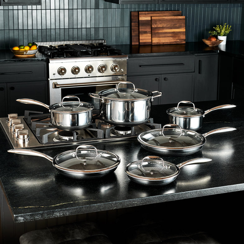 HexClad Hybrid Perfect Pots & Pans Set (12PC)