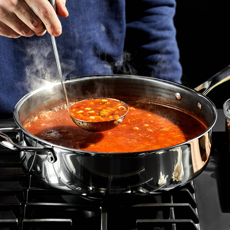 Sauteuse Profonde Hybride 5,5 QT / Friteuse à Poulet avec Couvercle (5,2 L)