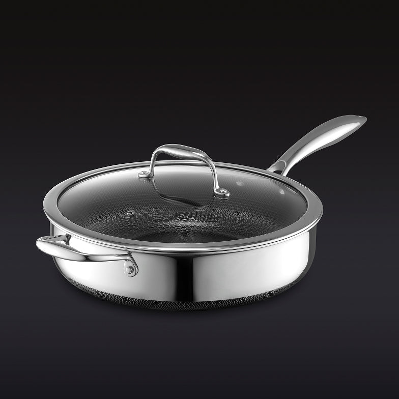Sauteuse Profonde Hybride de 4.5QT avec Couvercle (4.25 L)