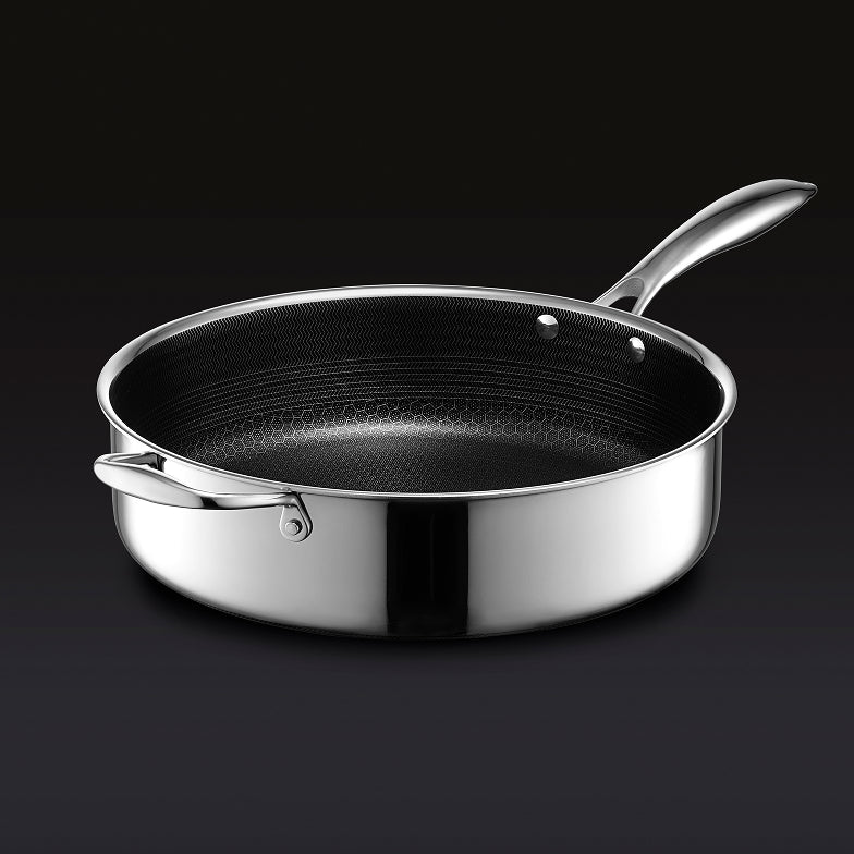 Sauteuse Profonde Hybride 5,5 QT / Friteuse à Poulet avec Couvercle (5,2 L)