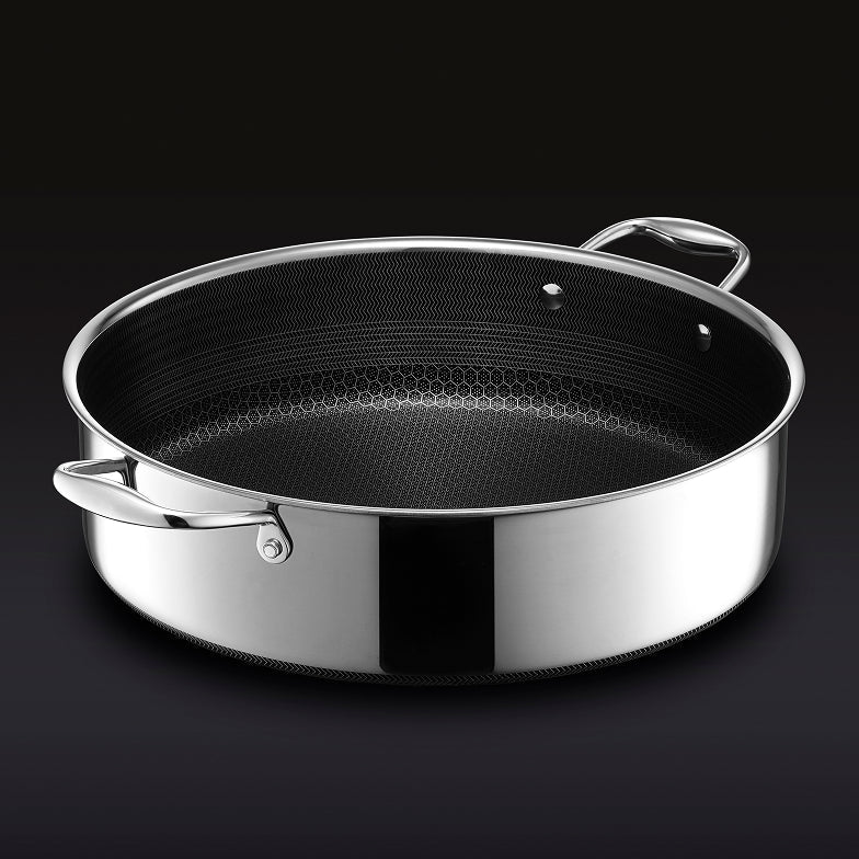 Sauteuse/Friteuse de Poulet Hybride de 7 Pintes avec Couvercle