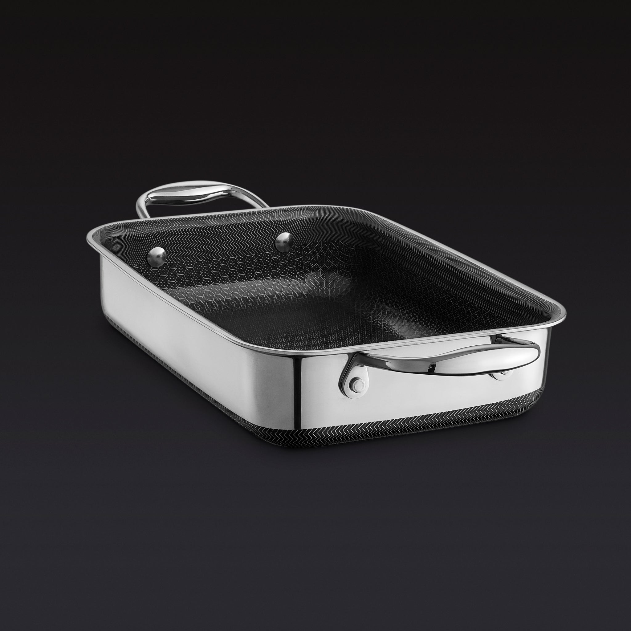 Hybrid Roasting Pan, 7” x 10” (18 cm × 25 cm) | HexClad Canada