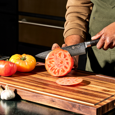 Ensemble de Couteaux en Acier Damas, 7 pièces (Espresso)