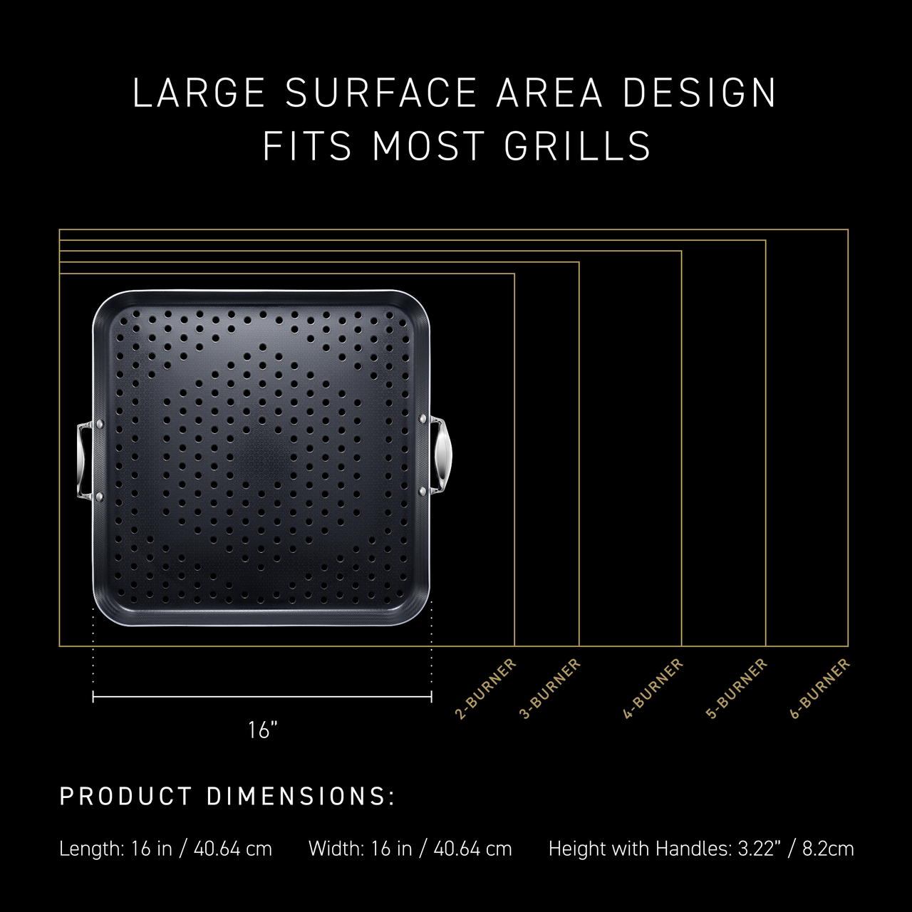 16" Hybrid BBQ Topper