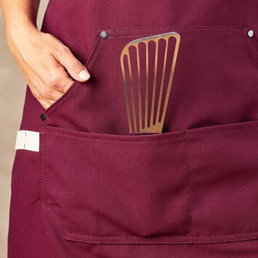 Eco Modern Apron (Crimson)