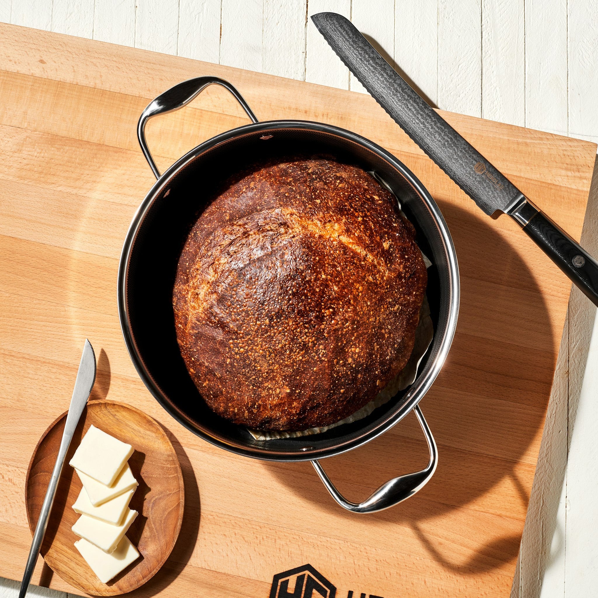 5QT Hybrid Dutch Oven (4.7 L) | HexClad Canada