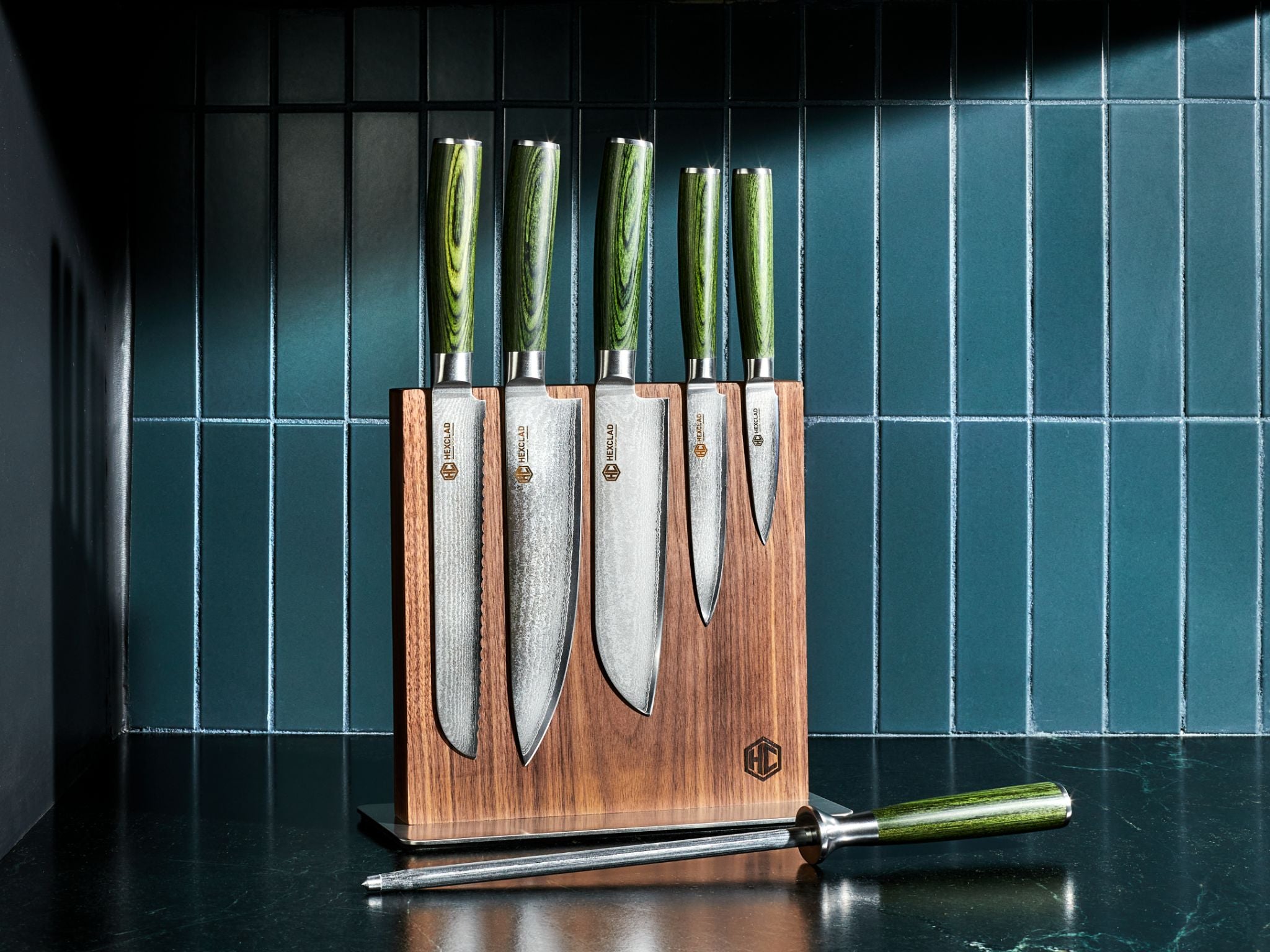 HexClad Japanese Damascus Steel Carving Set | HexClad Canada