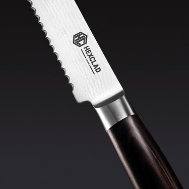 Ensemble de Couteaux en Acier Damas, 6 pièces (Espresso)