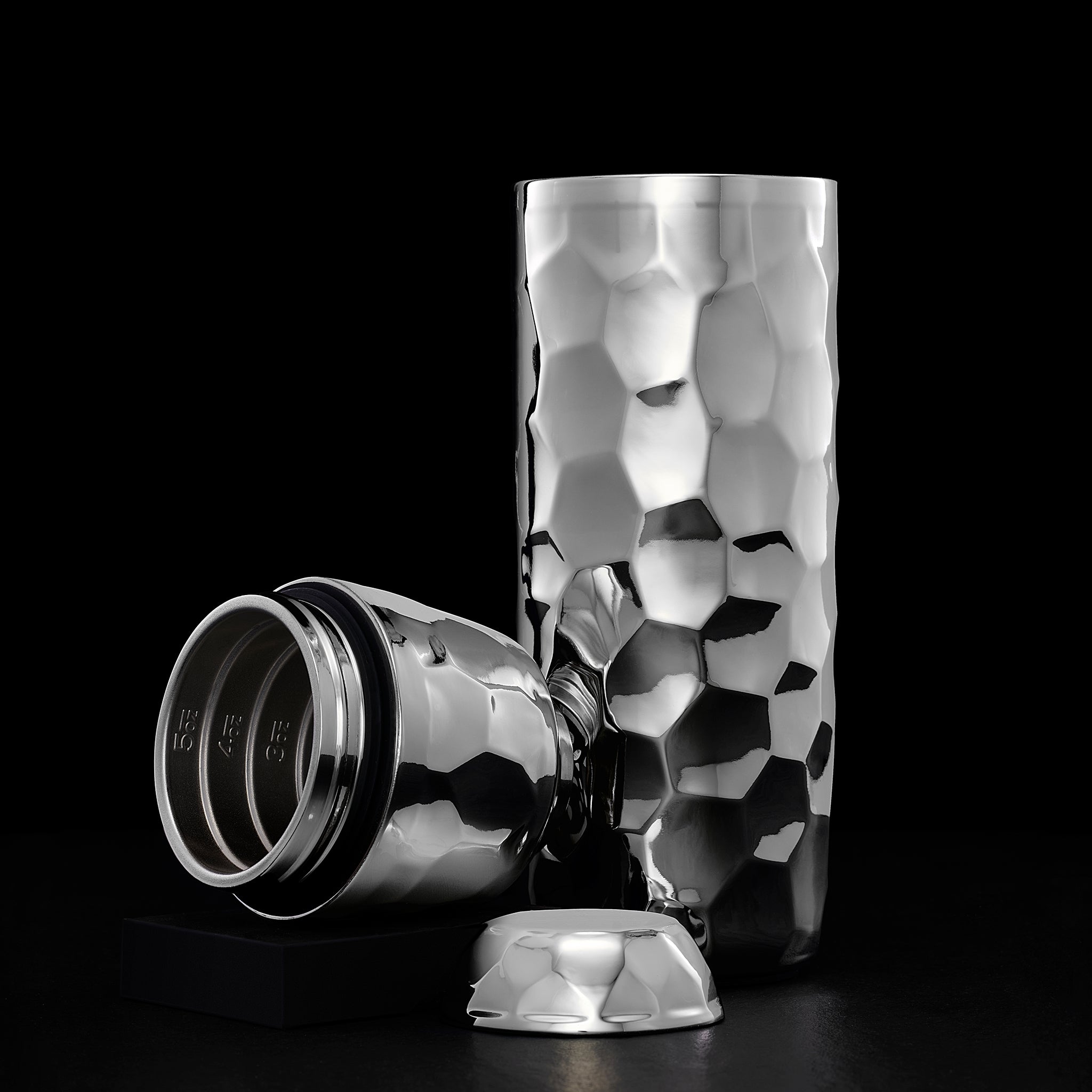 Cocktail Shaker, 25 oz (Chrome) | HexClad x Still G.I.N. Collab