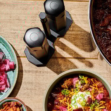HexMill Tabletop Salt & Pepper Grinder Set