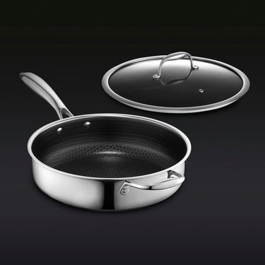 3.3QT Hybrid Deep Sauté Pan with Lid (3.1L)
