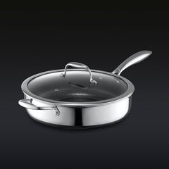 4.5QT Hybrid Deep Sauté Pan with Lid (4.25L)