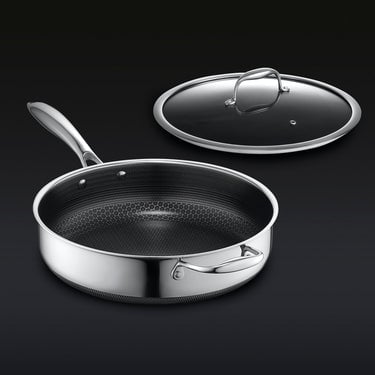 4.5QT Hybrid Deep Sauté Pan with Lid (4.25 L)