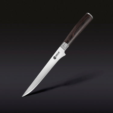 Couteau à désosser et à fileter en acier de Damas, 6 po (15 cm) (espresso)