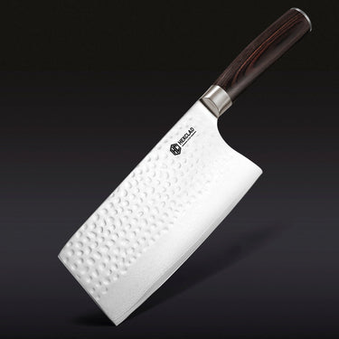 Couperet en acier de Damas, 7 po (18 cm) (espresso)