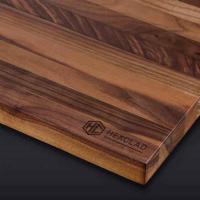 HexClad Walnut Cutting Board, Medium HexClad Cookware Canada
