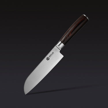 Damascus Steel Santoku Knife, 7