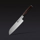 Damascus Steel Santoku Knife, 7" (18 cm) (Espresso)