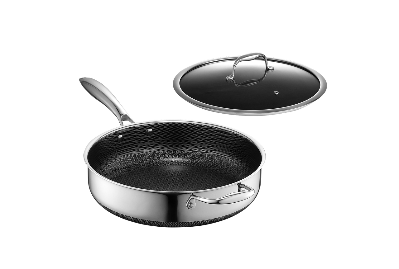 Sauteuse Profonde Hybride de 4.5QT avec Couvercle (4.25 L)