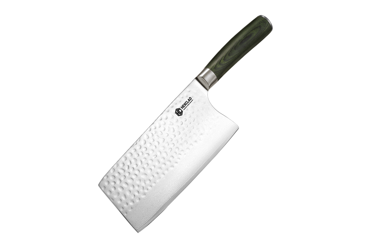 Damascus Steel Cleaver, 7" (18cm)