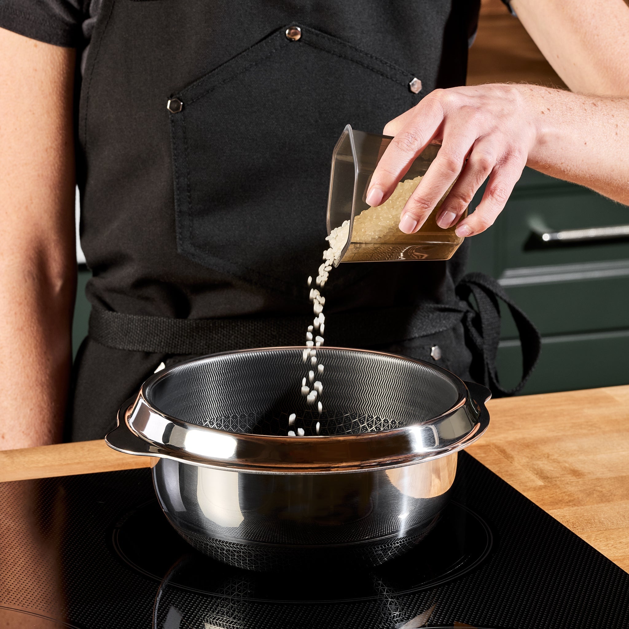 Hybrid Rice Pot, 2-QT (3-go) | HexClad Canada