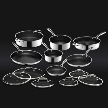 Ensemble de poêles et casseroles de la collection Signature avec wok 10" gratuit