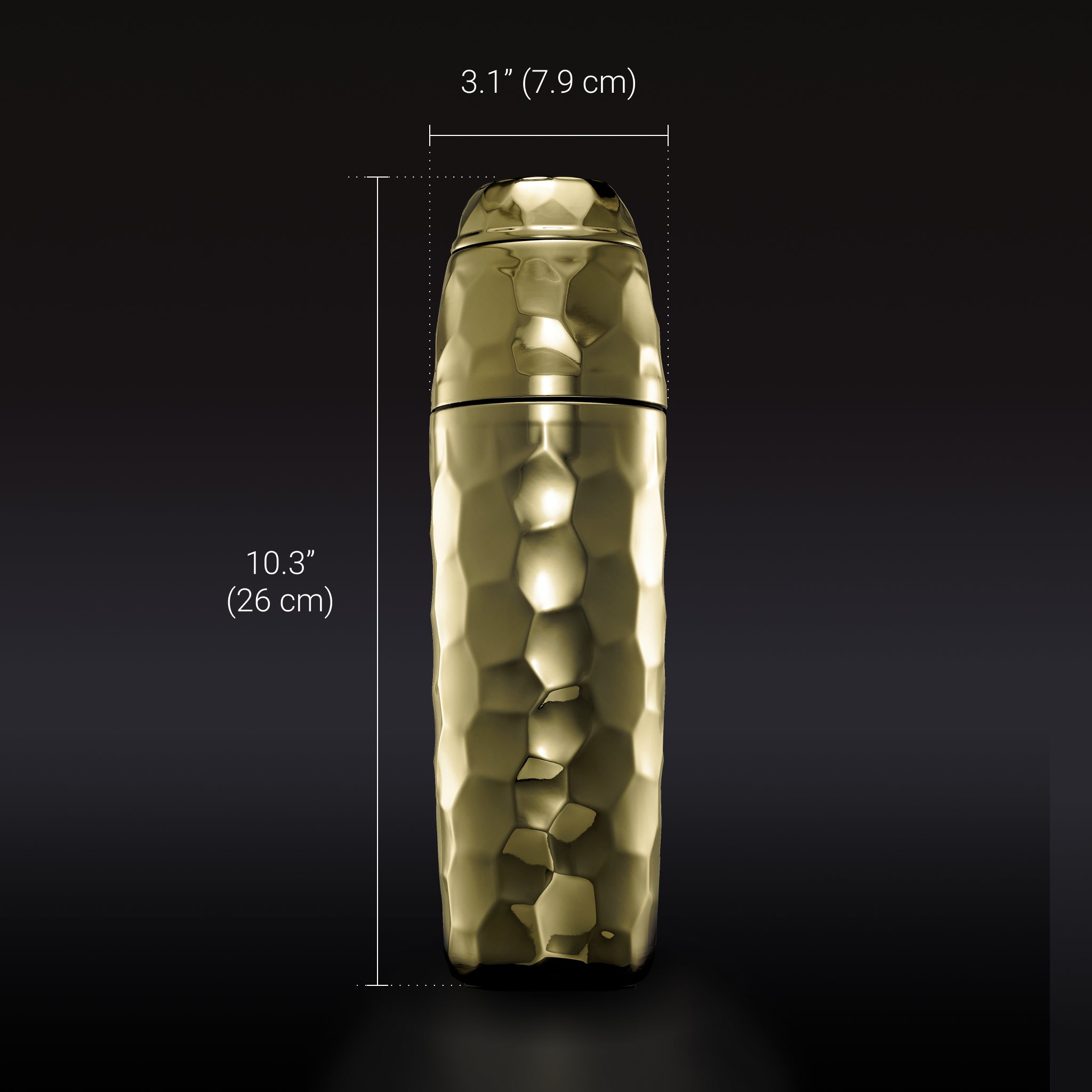 Cocktail Shaker, 25 oz (Gold) | HexClad x Still G.I.N. Collab