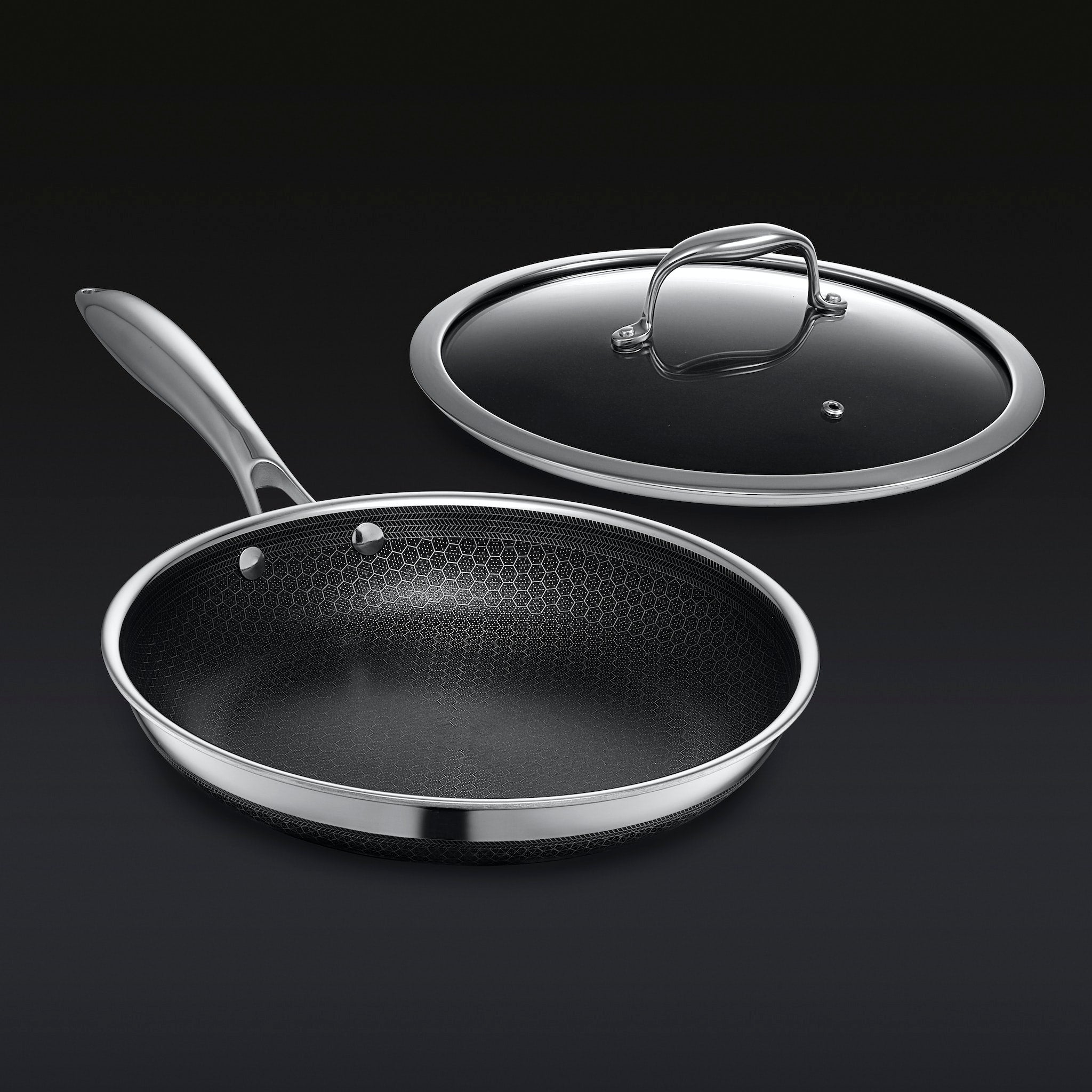 HexClad Hybrid Fry Pan
