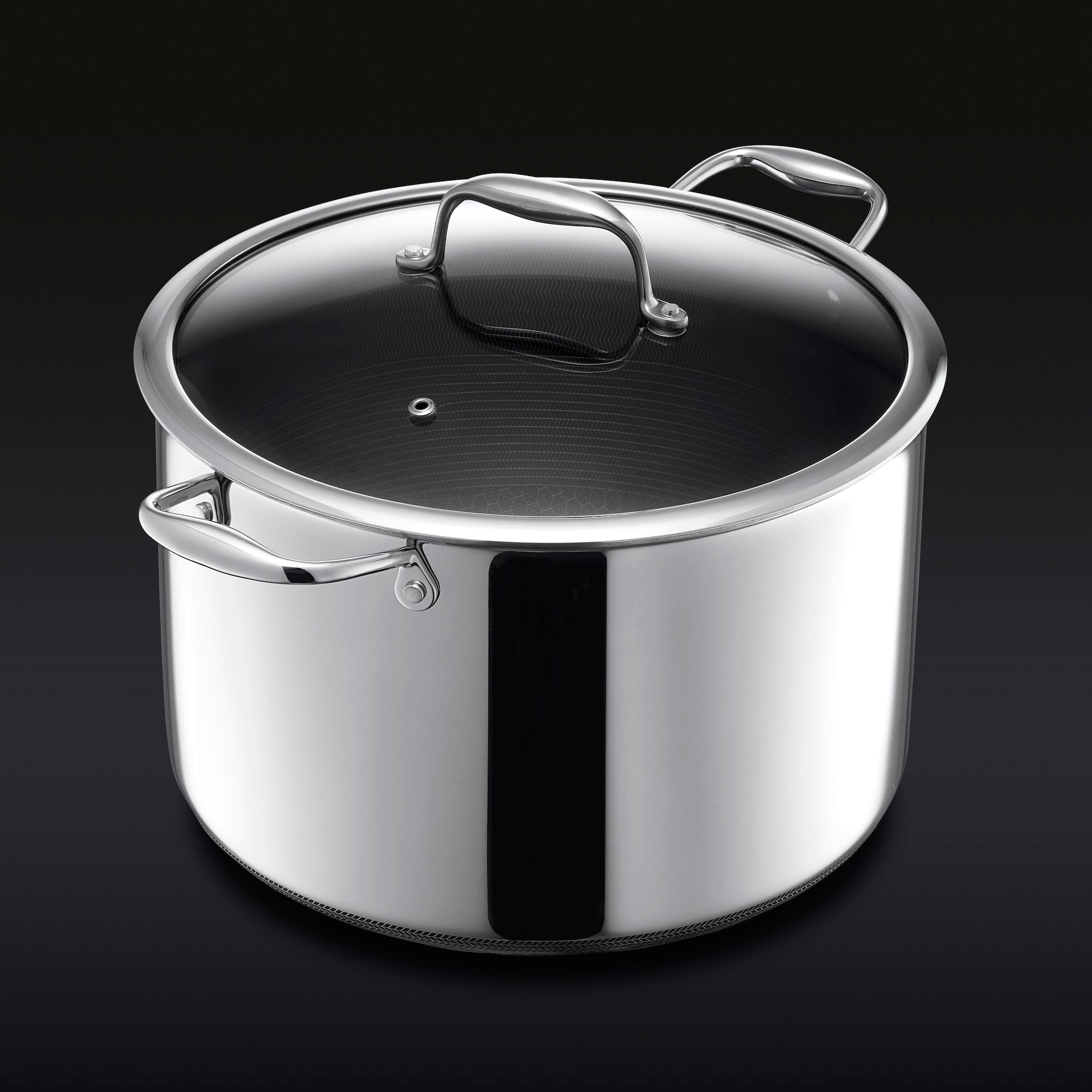 10QT Saucepan With Lid (9.5 L) | HexClad Canada