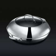 Wok Hybride 14 po avec couvercle (35cm)