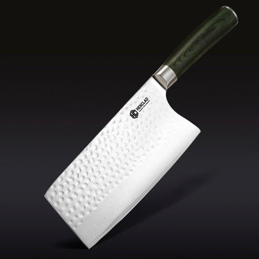 Couteau en Acier Damas, 7"(18 cm)
